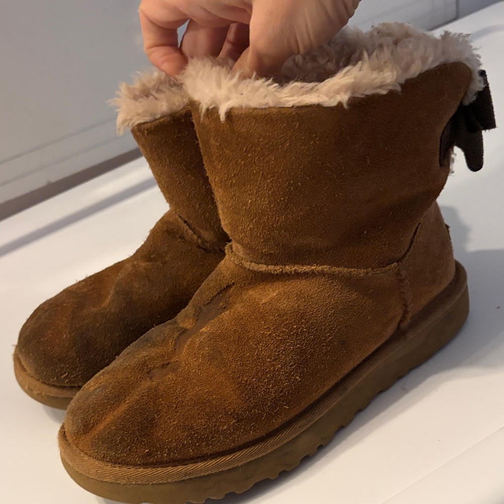 UGG Brown Kids Rain & Snow Boots